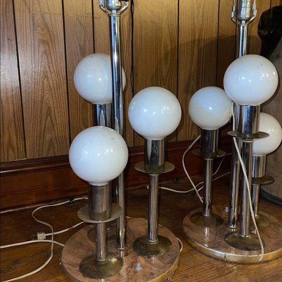 1960s Robert Sonneman Globe Table Lamp Vintage - Picture 7 of 9